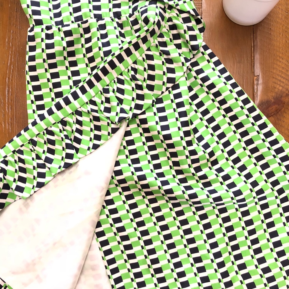 {Kate Spade} Aubrey Silk Ruffle Wrap Dress - Picture 7 of 9